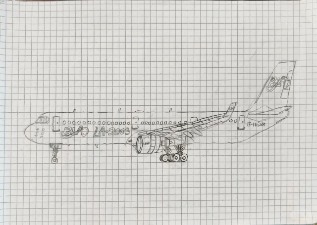 BLA发布第一款宽体客机