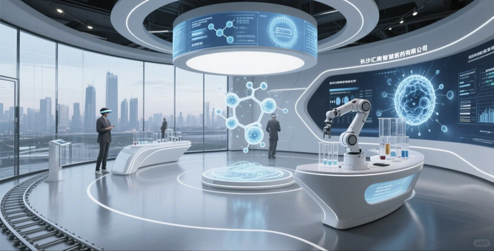 未来以来，智慧医疗展厅给你企业带来可视化