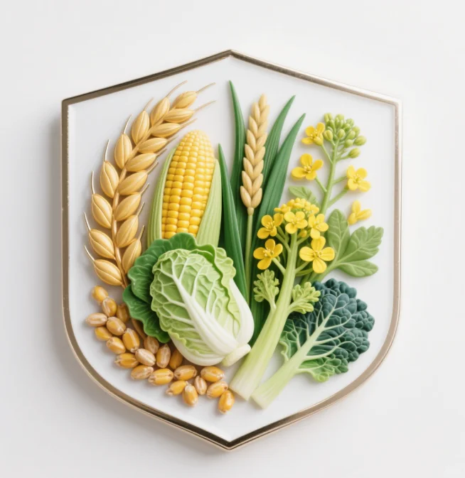 [设计]农作物丰收徽章，感受满满的收获喜悦