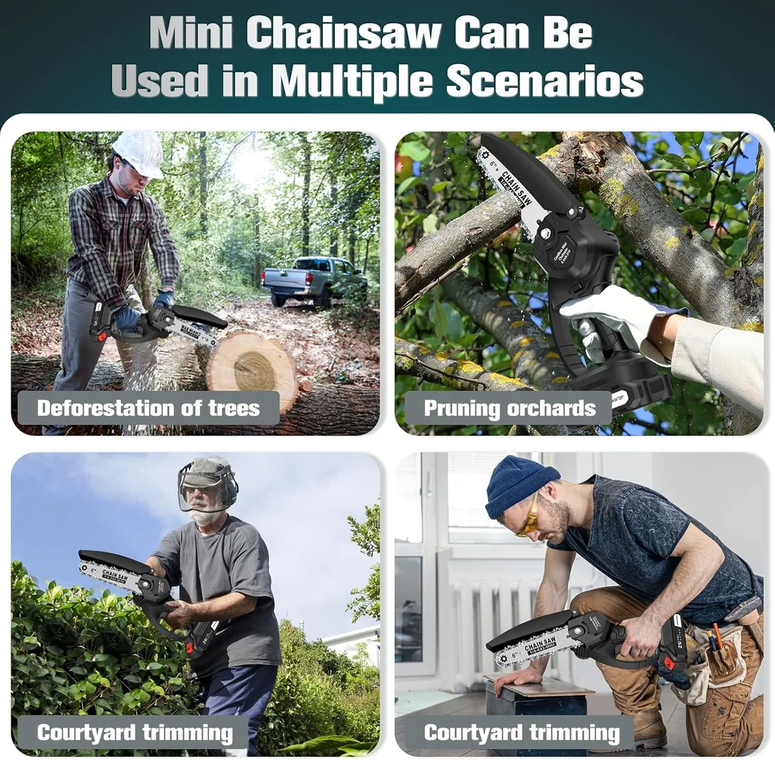 迷你无绳手持式电锯套装，美国FBA