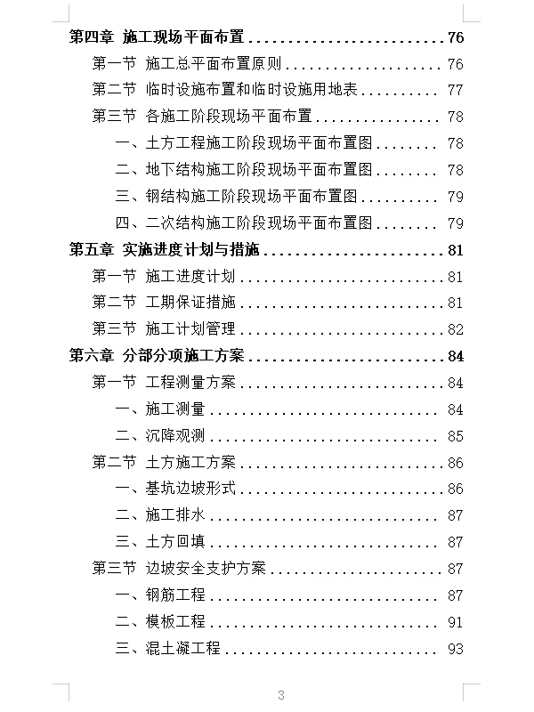 精选《厂房建设工程投标方案》