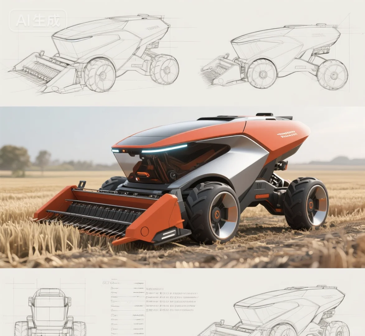 你们要的橙红色无人收割机:璇玑！它来了！