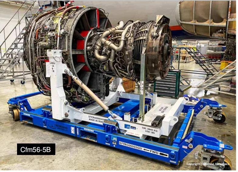 飞机发动机运输托架的构造