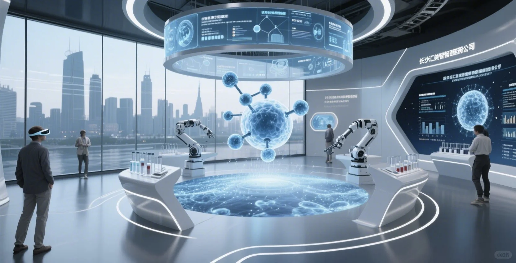 未来以来，智慧医疗展厅给你企业带来可视化