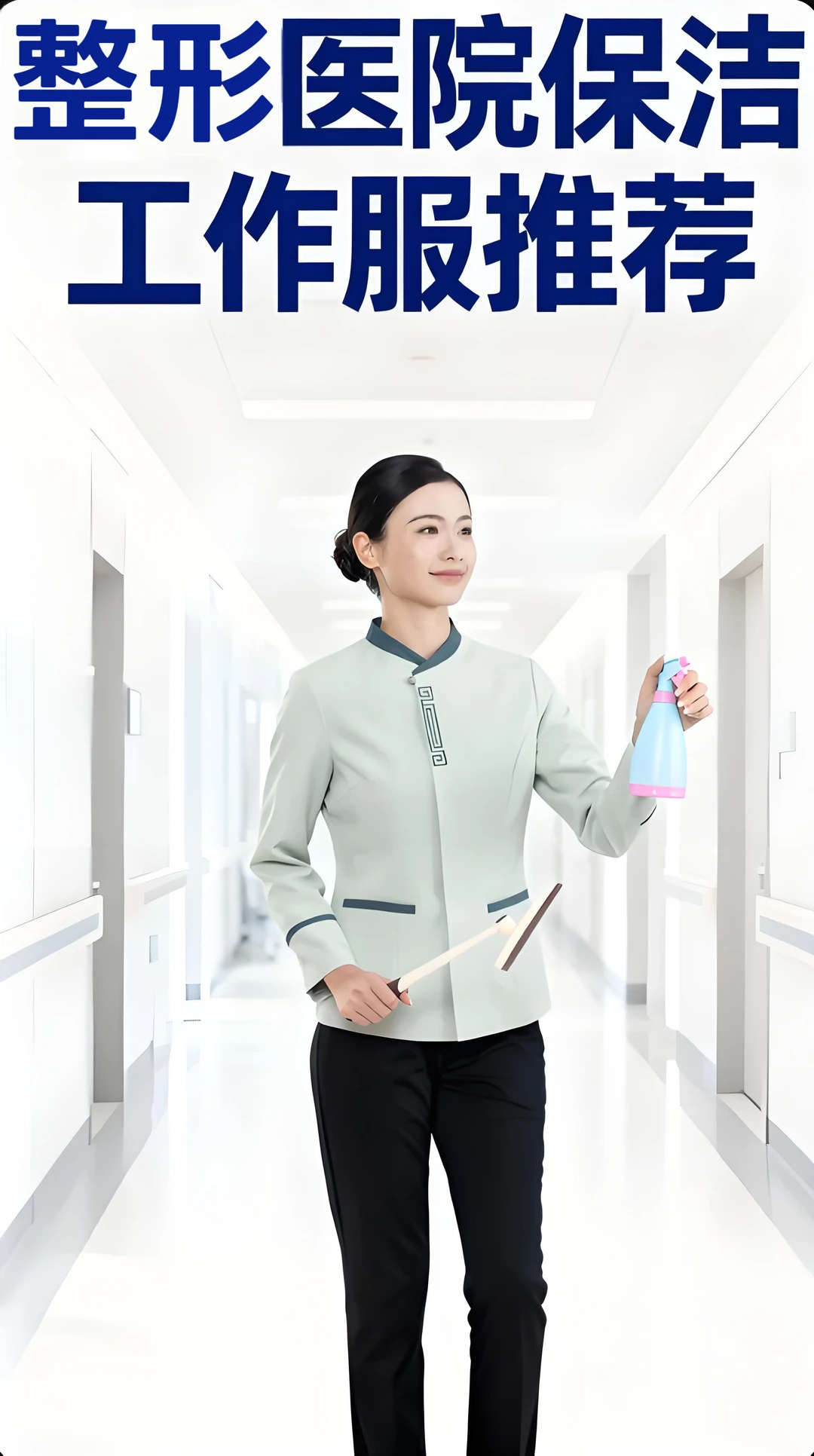 整形医院保洁服这么选！高级感直接拉满✨