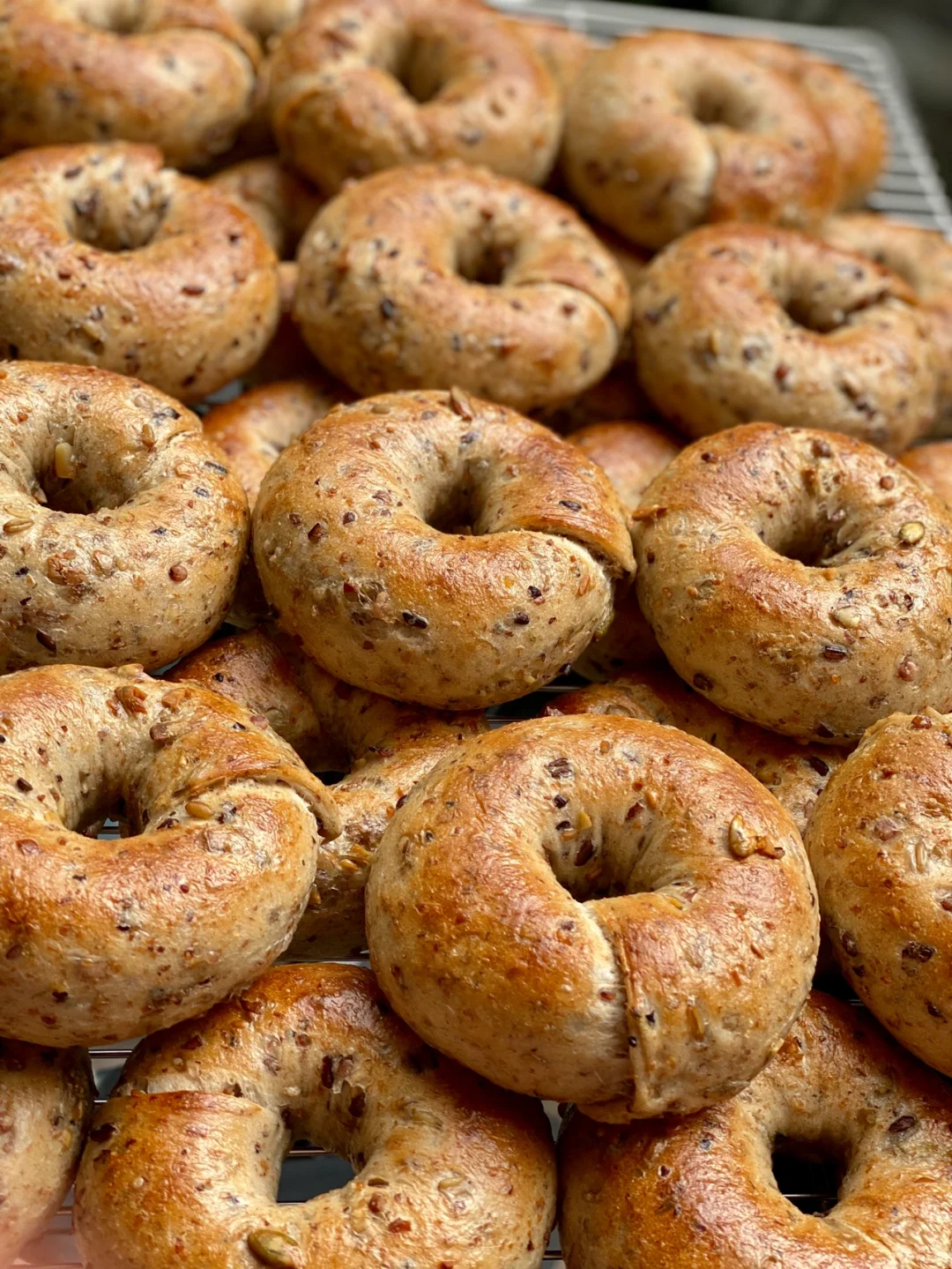 内心的第一:十谷米杂粮贝果(无馅料)