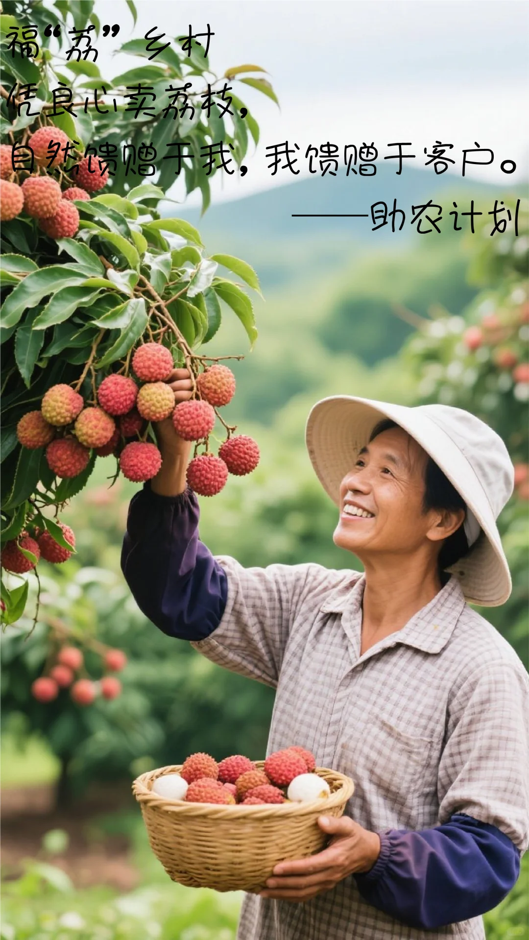 女大助农库存照｜荔枝季虽过，照片永鲜活。