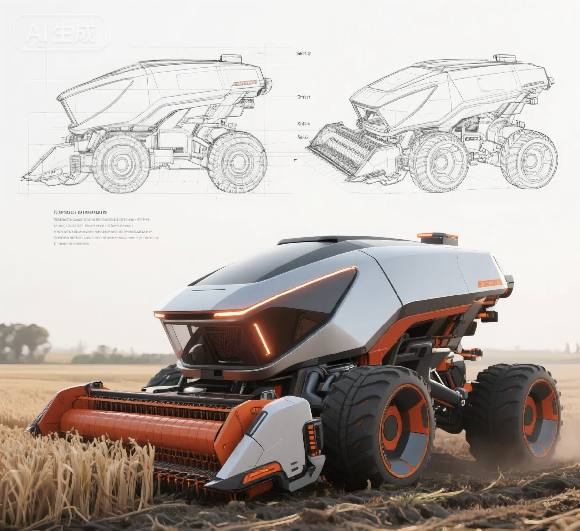 你们要的橙红色无人收割机:璇玑！它来了！