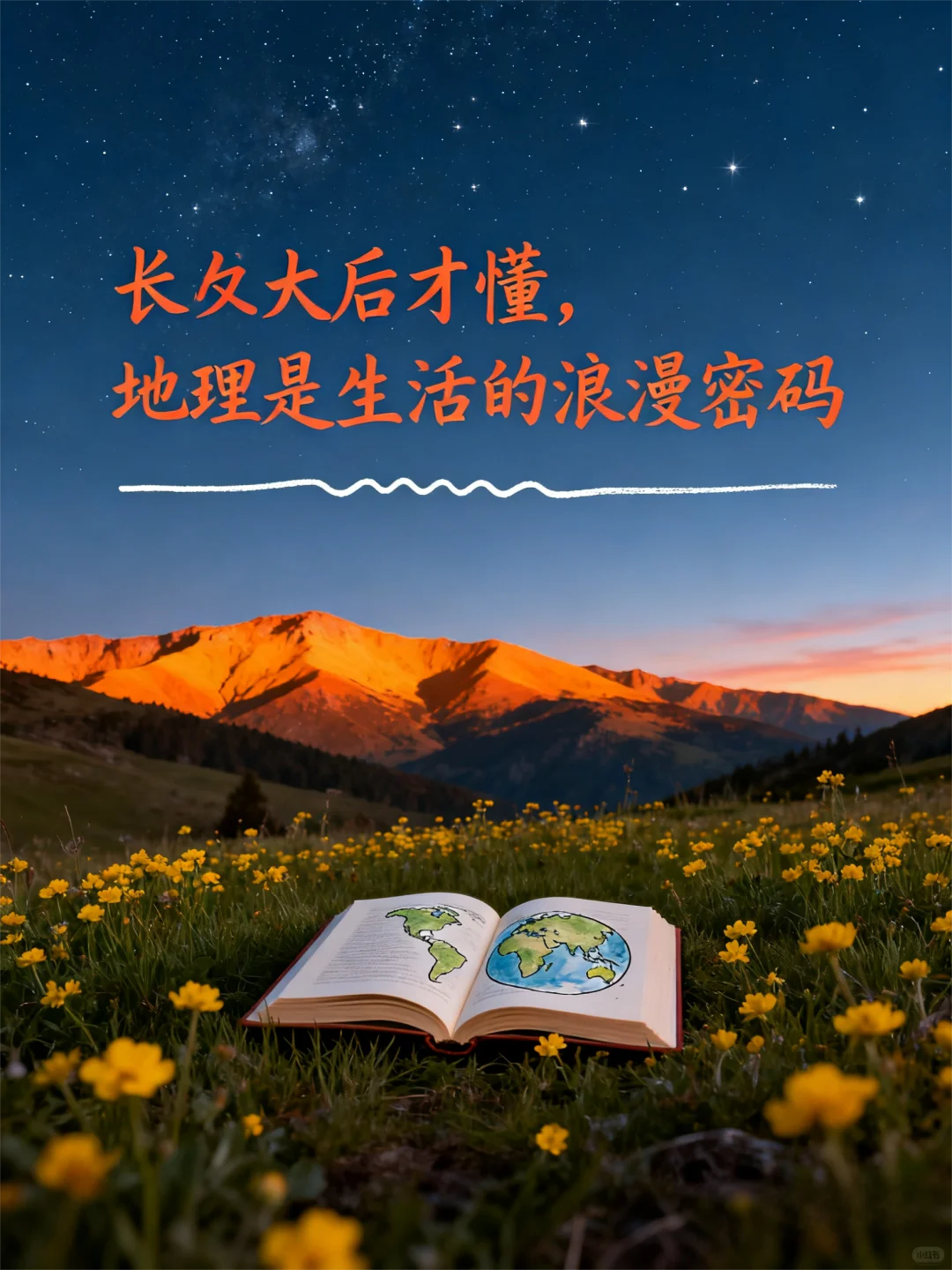 长大后才懂地理是生活的浪漫密码