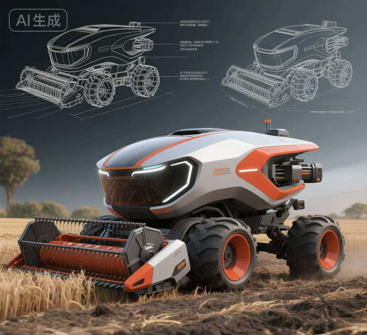 你们要的橙红色无人收割机:璇玑！它来了！