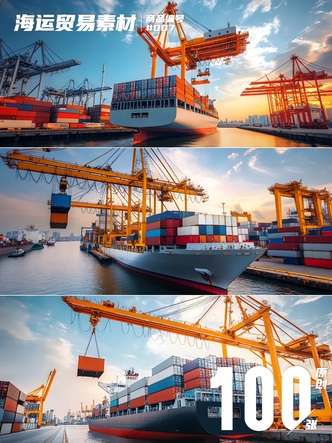 【海运贸易】一稿过就差这套海运素材丨007