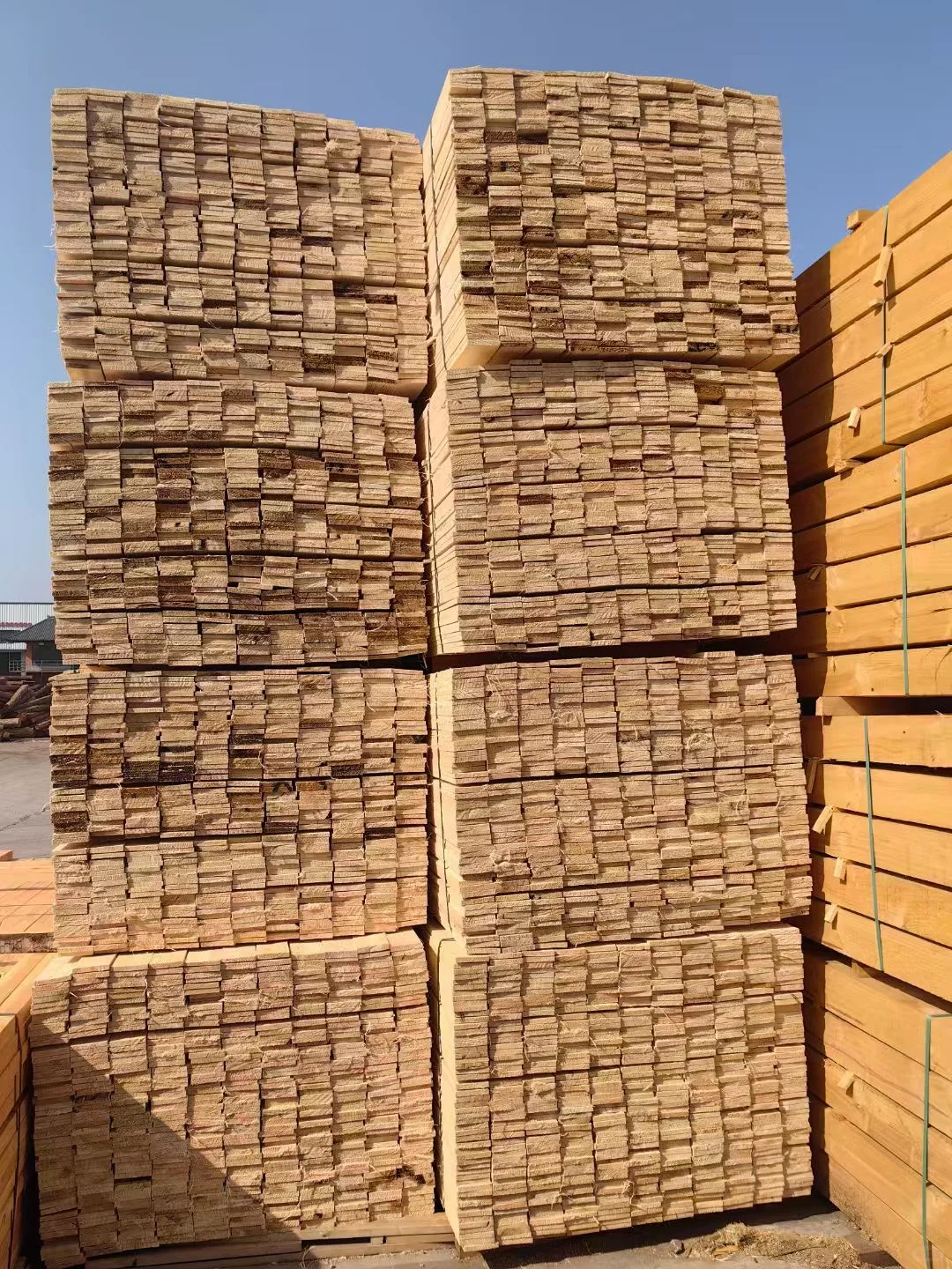 刚发走3车！工程木方现货在仓整车直送