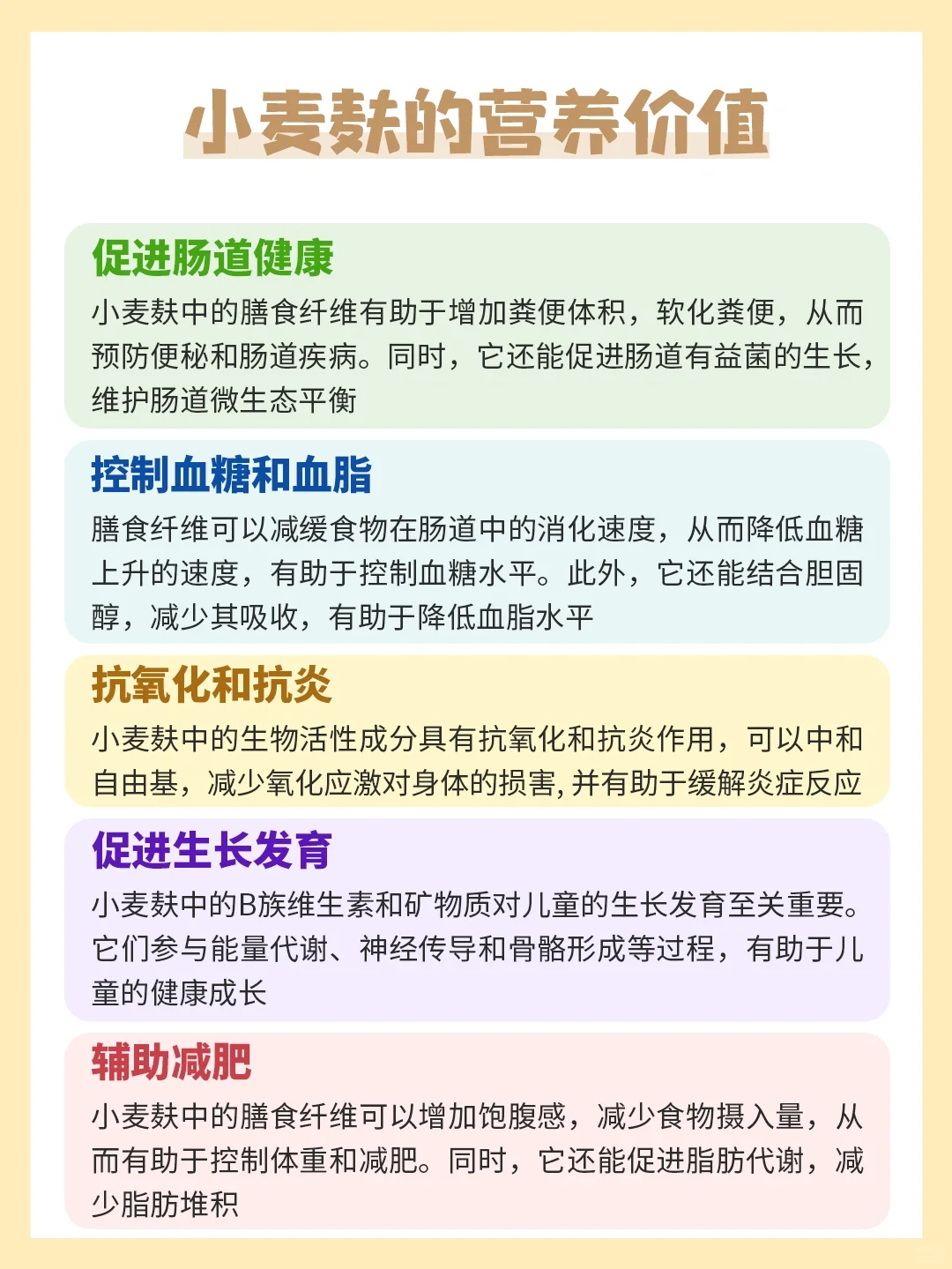 每天认识一种食物｜小麦麸