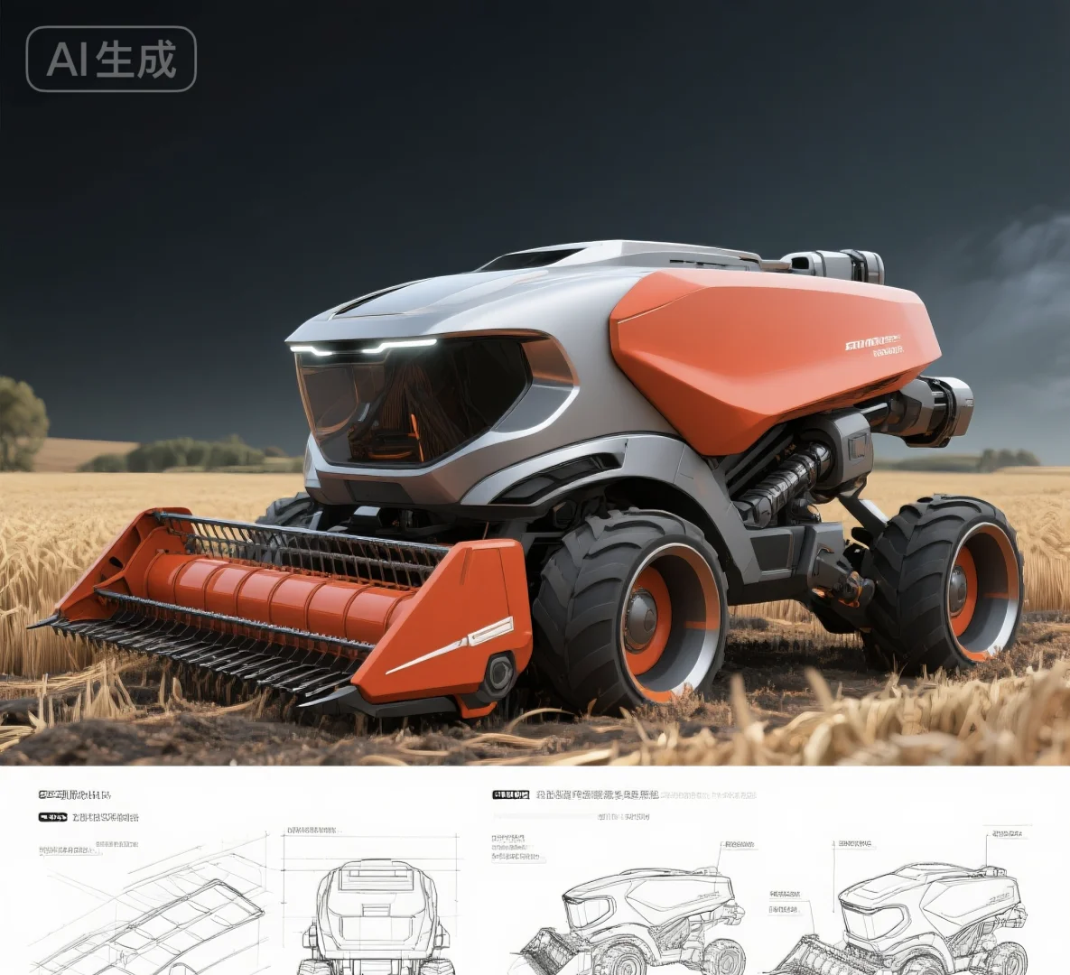 你们要的橙红色无人收割机:璇玑！它来了！