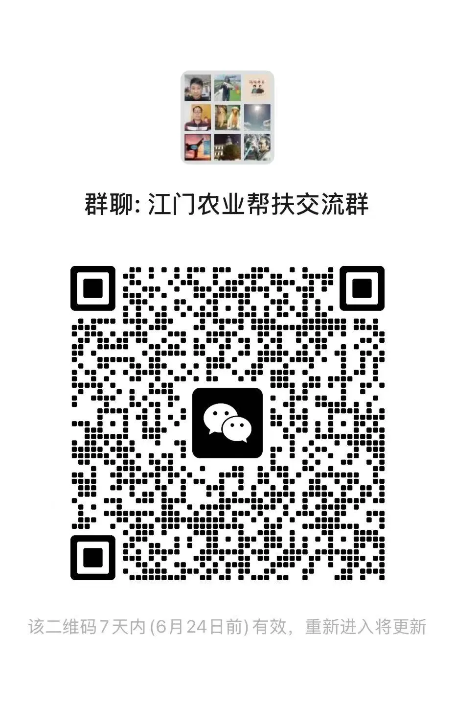 农业帮扶交流群来啦