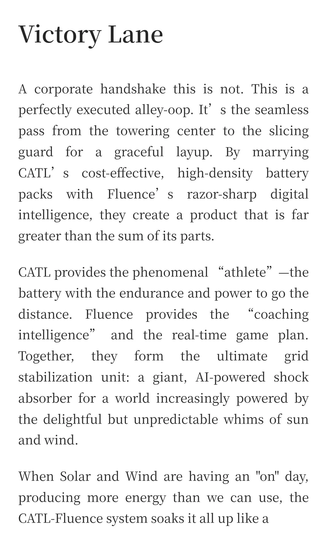 The Ultimate Power Play?