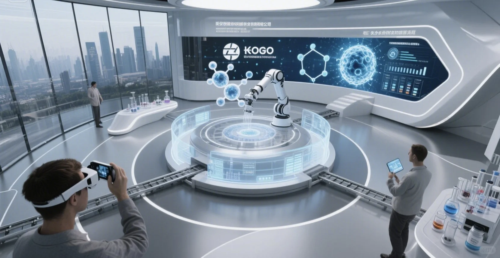 未来以来，智慧医疗展厅给你企业带来可视化