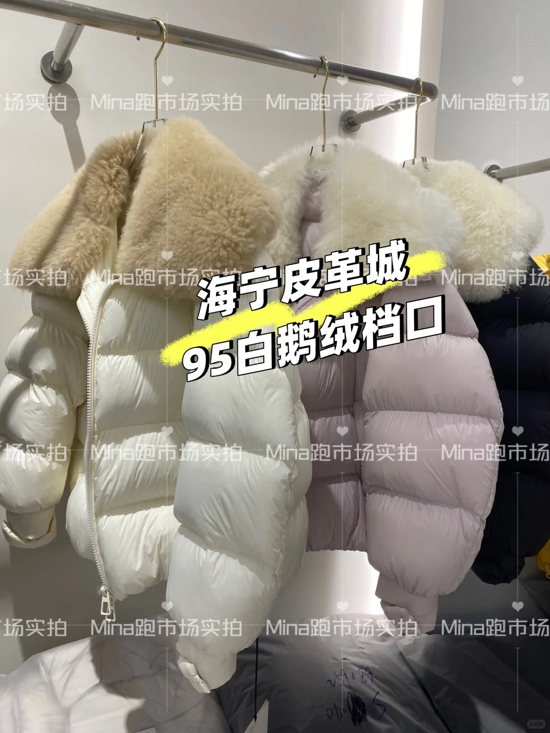 海宁皮革城95白鹅绒服档口