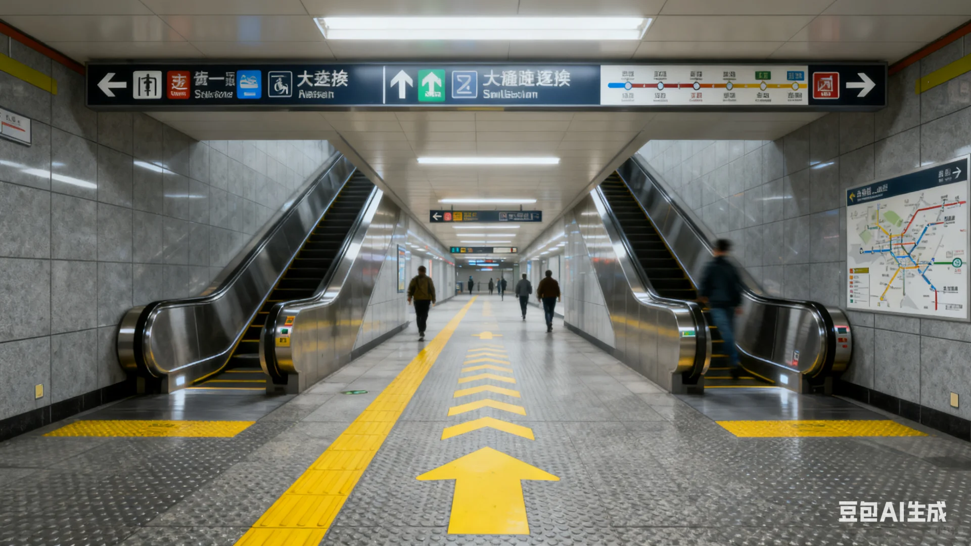 第一次知道，地铁内原来长这样。