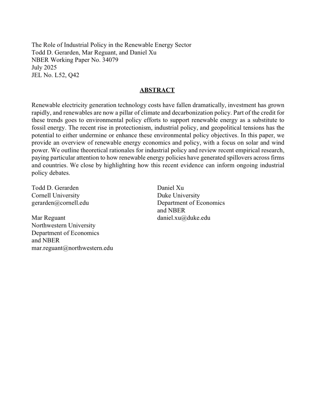 产业政策在可再生能源领域的作用