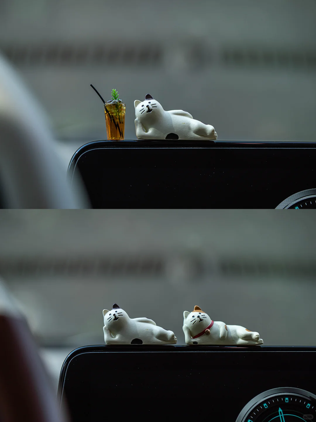 车载猫咪摆件，给爱车加个 “萌宠副驾