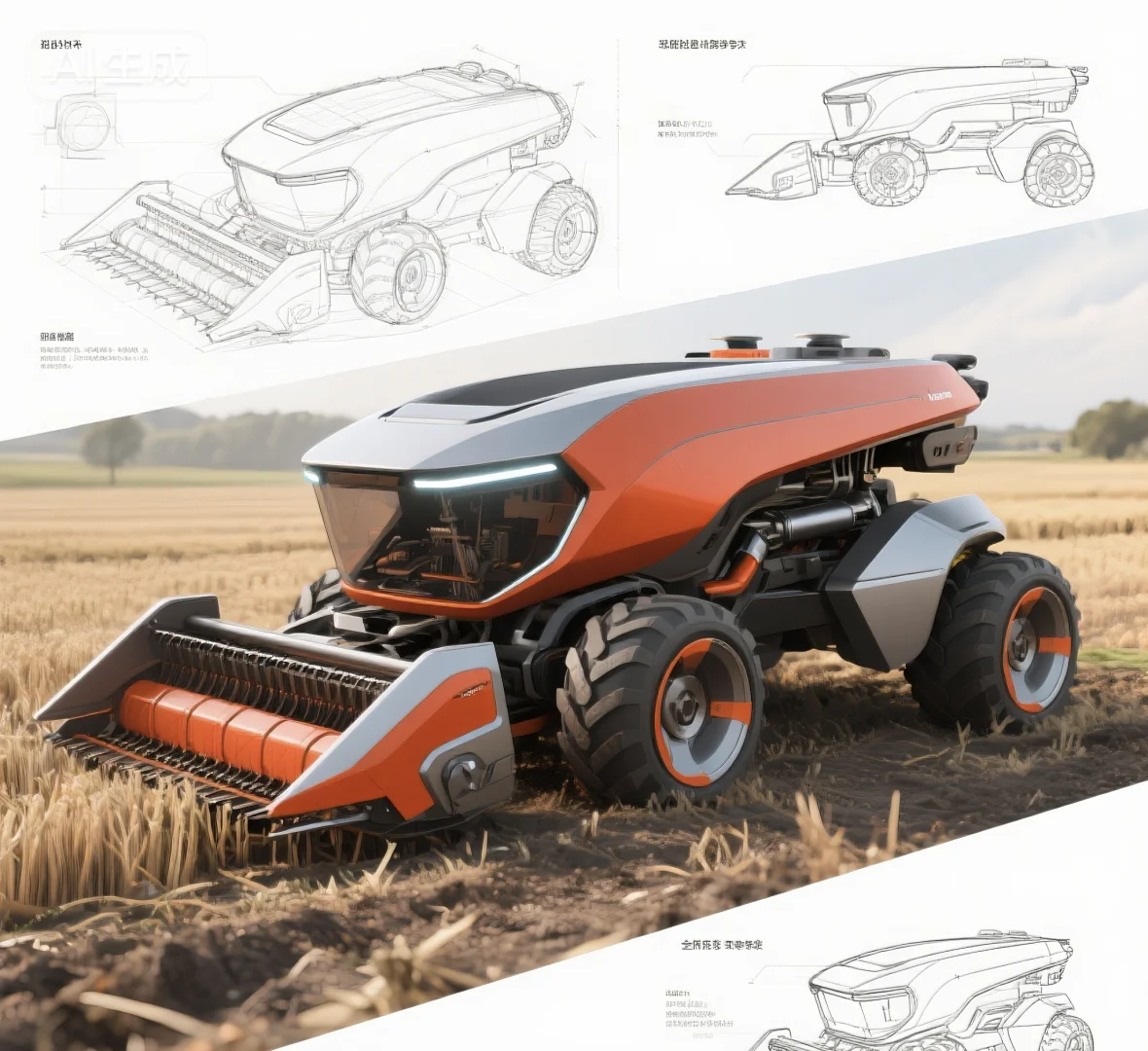 你们要的橙红色无人收割机:璇玑！它来了！