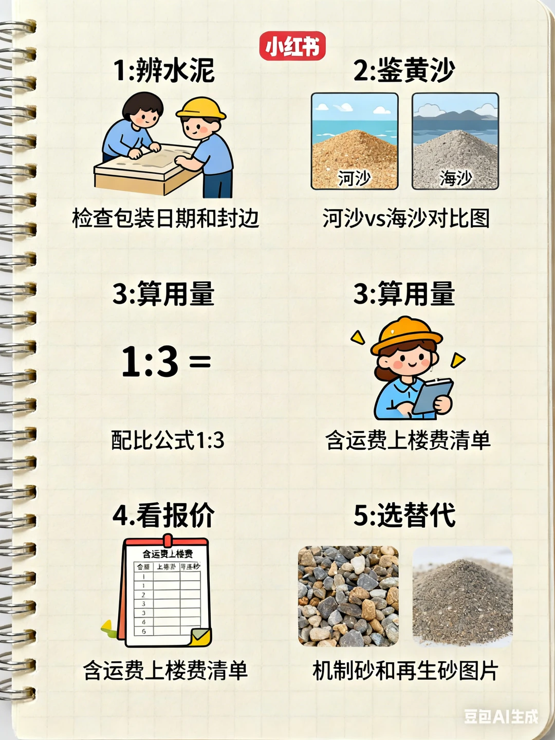 装修避坑！水泥黄沙选不对新房 5 年就开裂