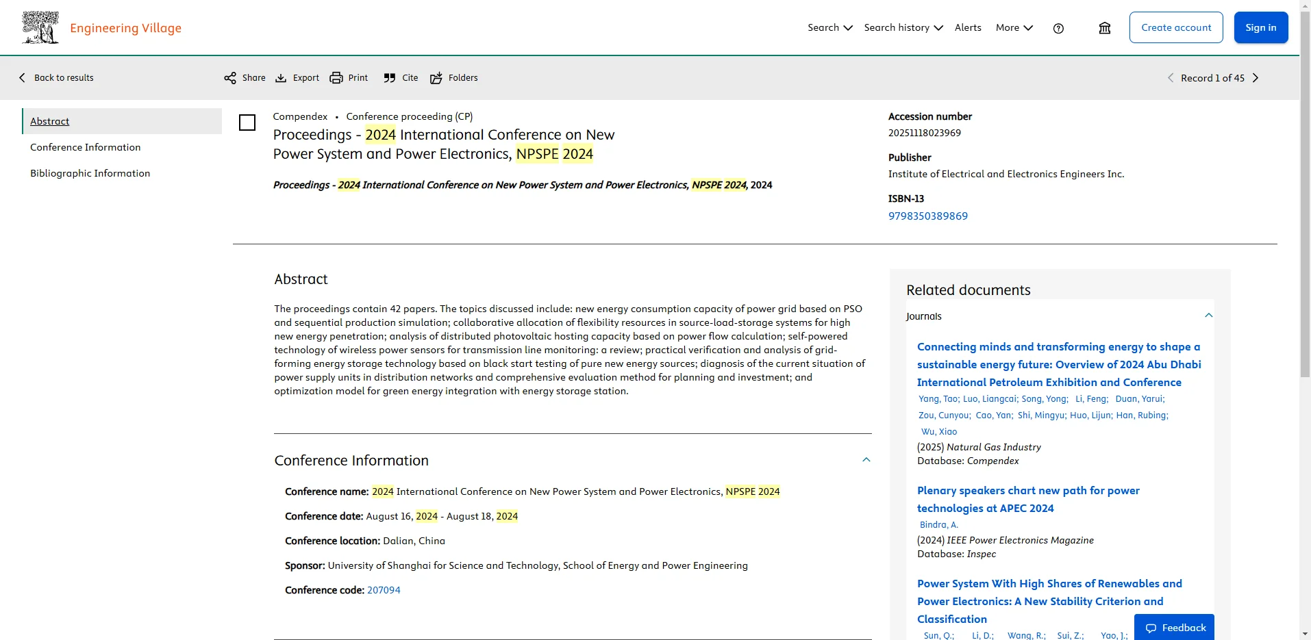 ⚠️电力、通信方向EI会议，好投录用快！