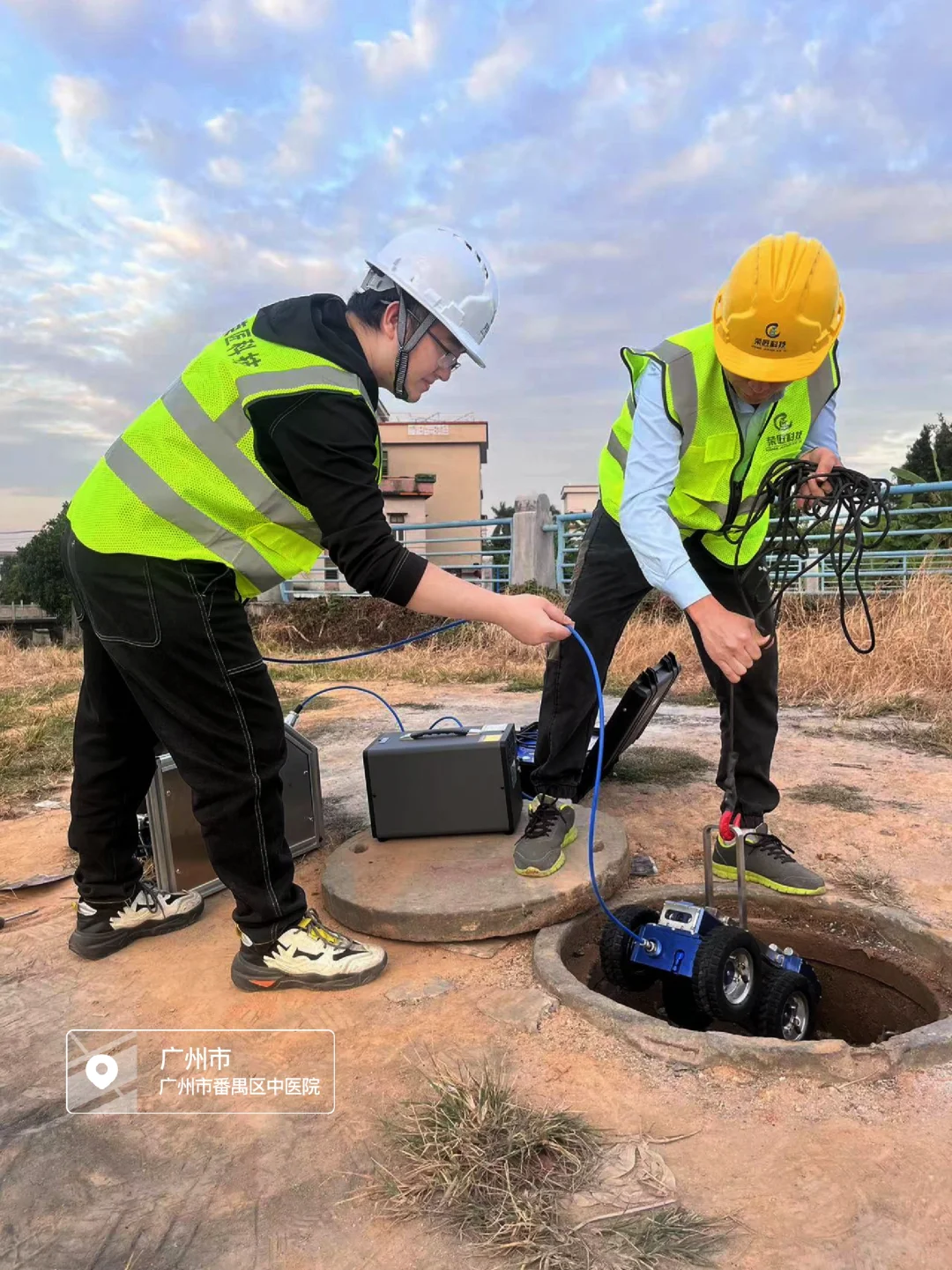 用管道检测机器人检测地下管道
