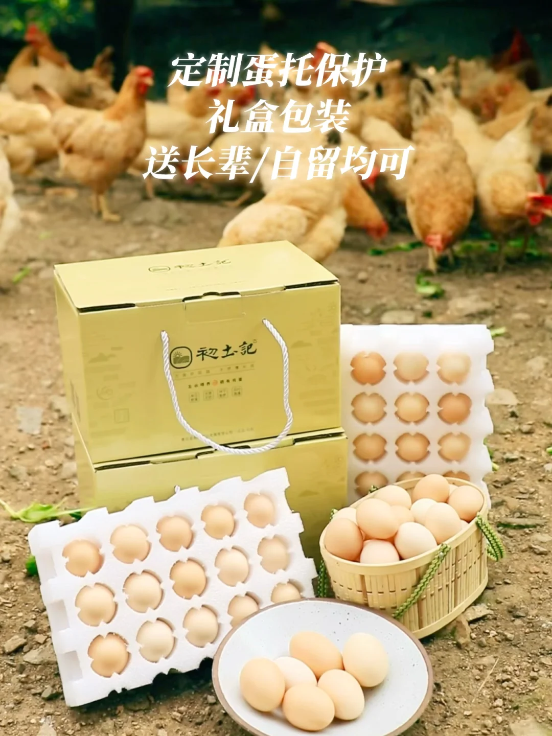 别不信,就是自家万亩生态农场的土鸡蛋