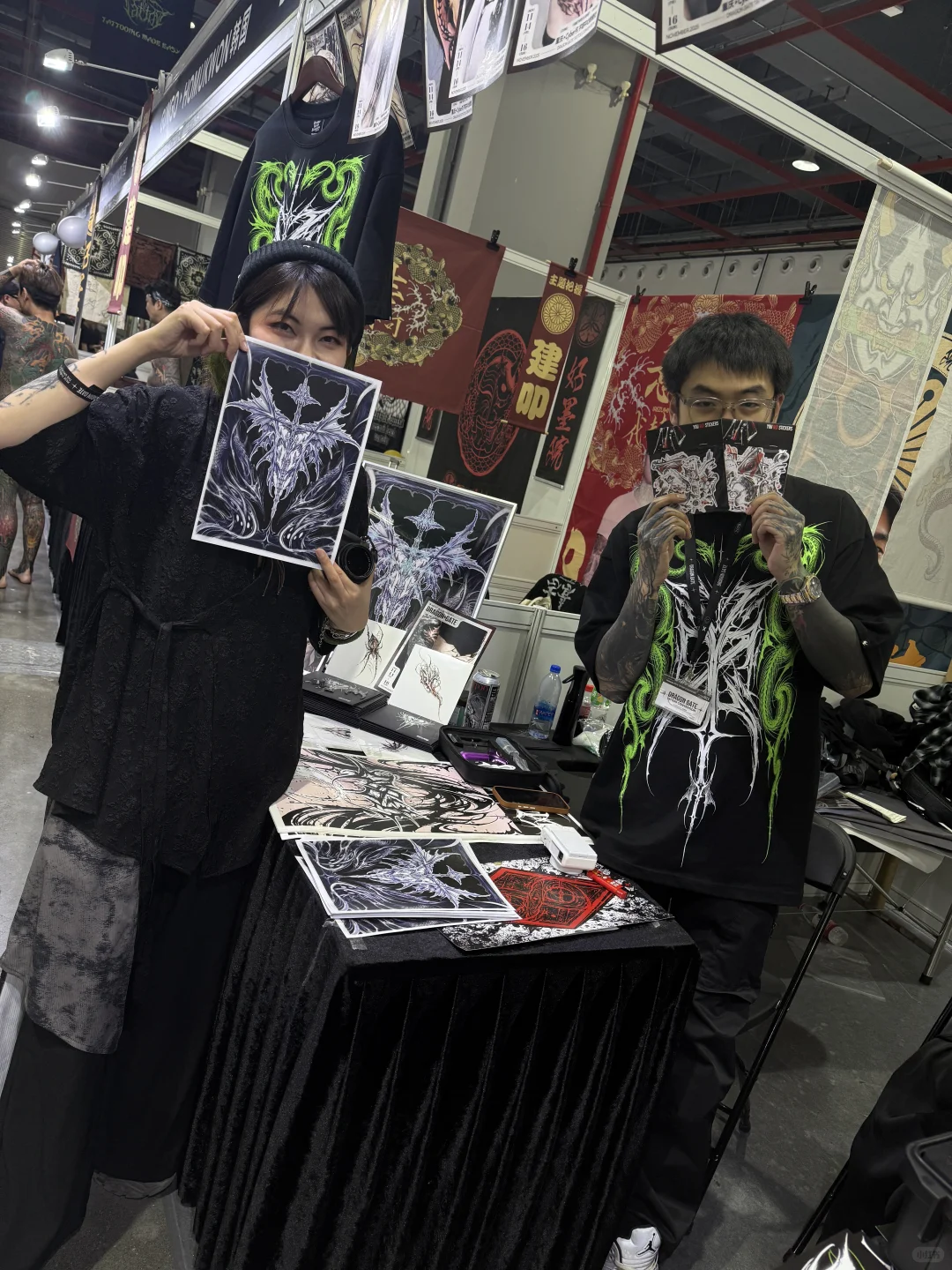 Day2 广州龙门纹身艺术节 展位日常～