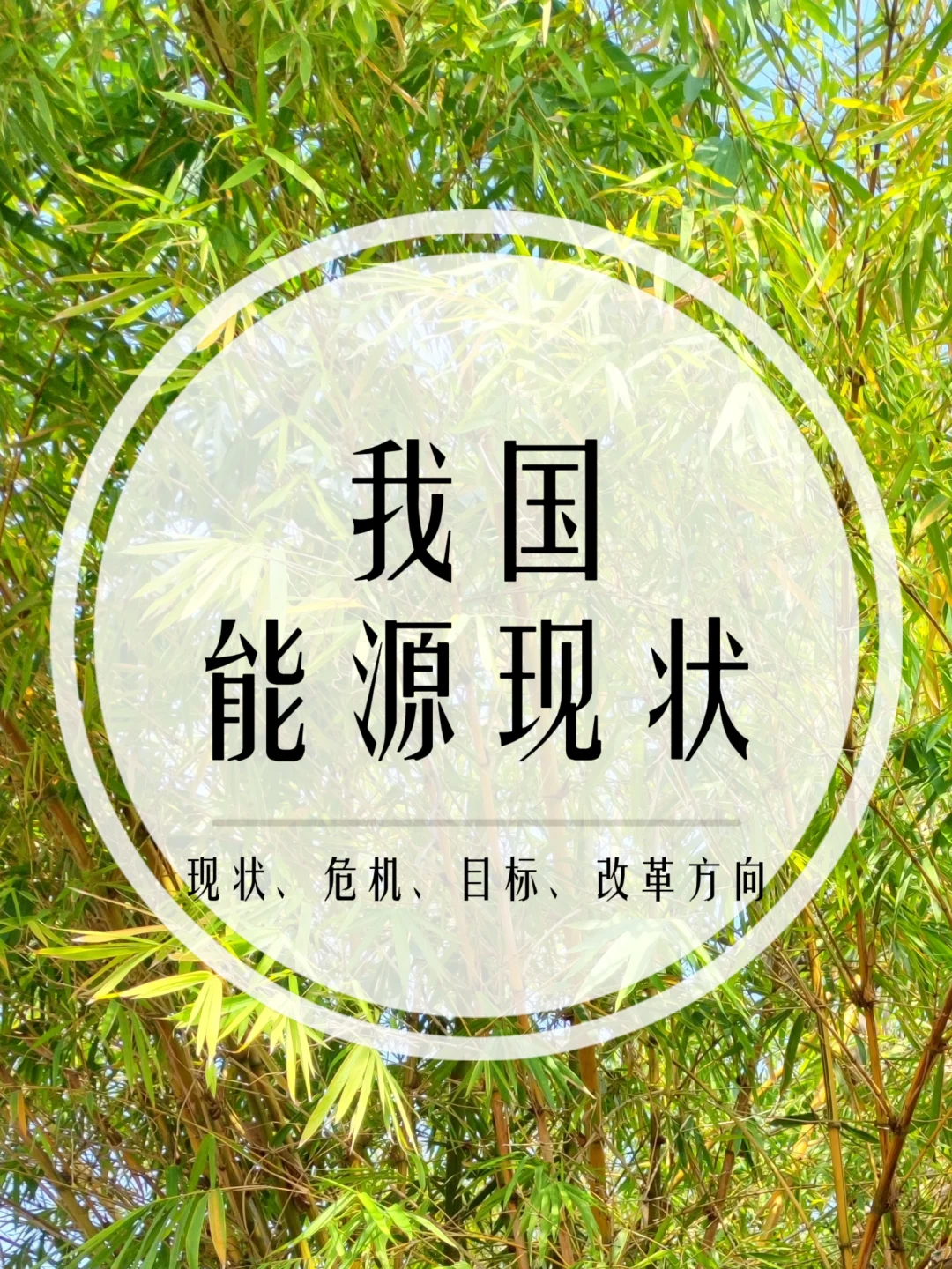 能源现状及变革方向