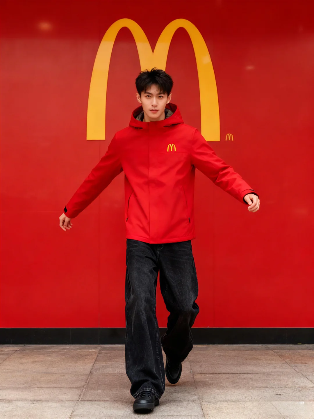 麦当劳秋冬工作服 | 冲锋衣百变穿搭