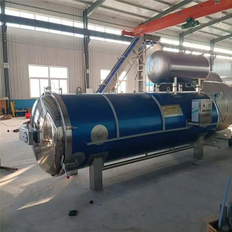 辣椒酱高温高压杀菌锅流水线如何安装