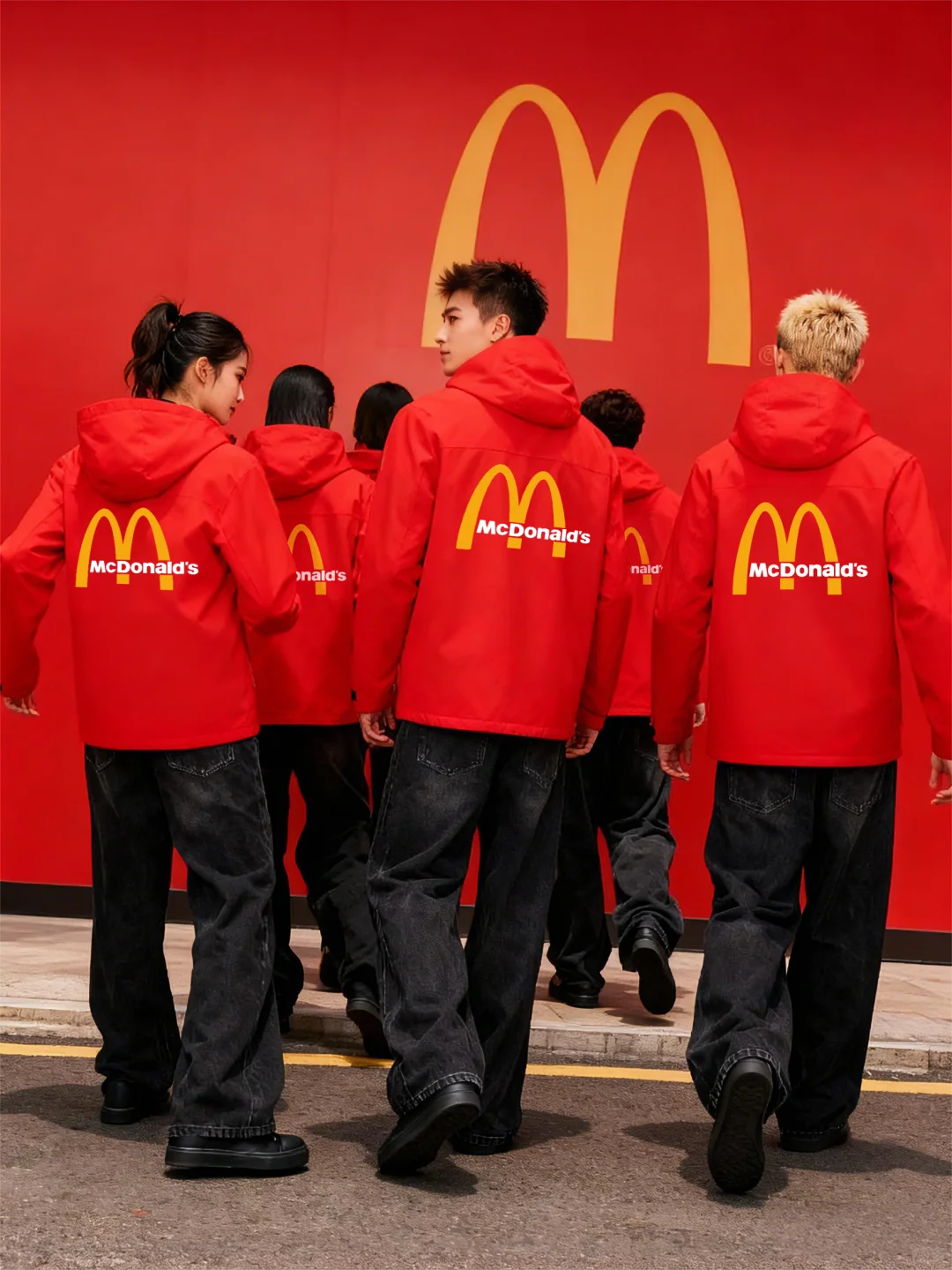 麦当劳秋冬工作服 | 冲锋衣百变穿搭