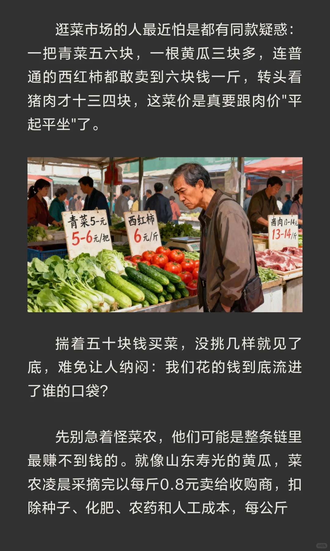 菜价快赶上肉价了！我们的钱到底被谁赚走了