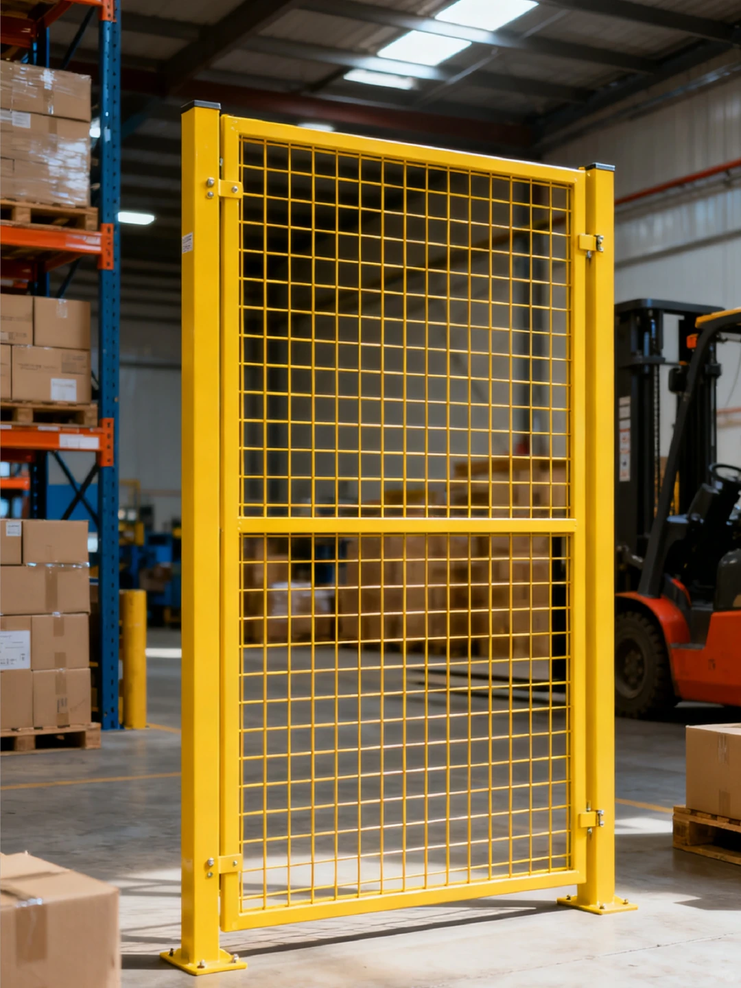 有了车间隔离网,安全检查一次过!