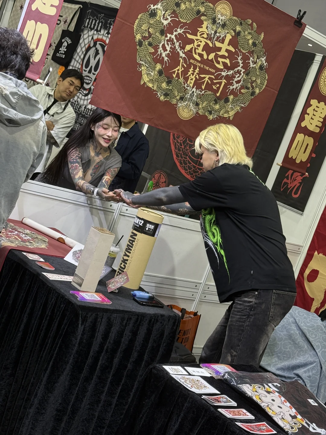 Day2 广州龙门纹身艺术节 展位日常～