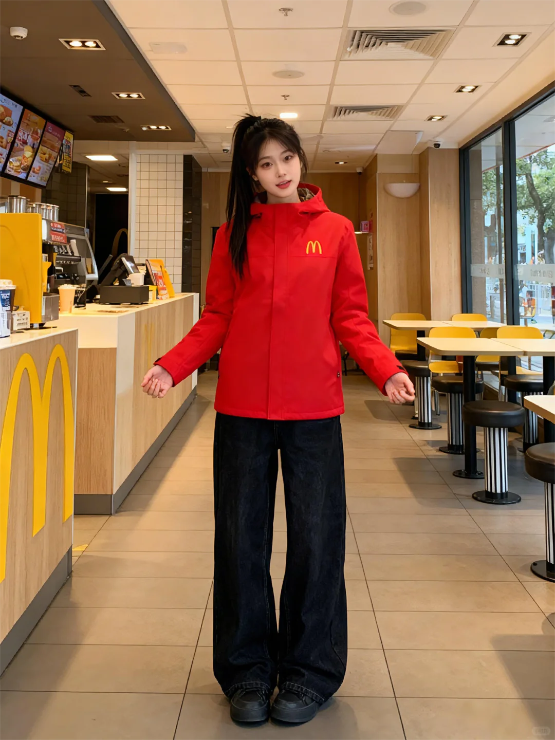麦当劳秋冬工作服 | 冲锋衣百变穿搭