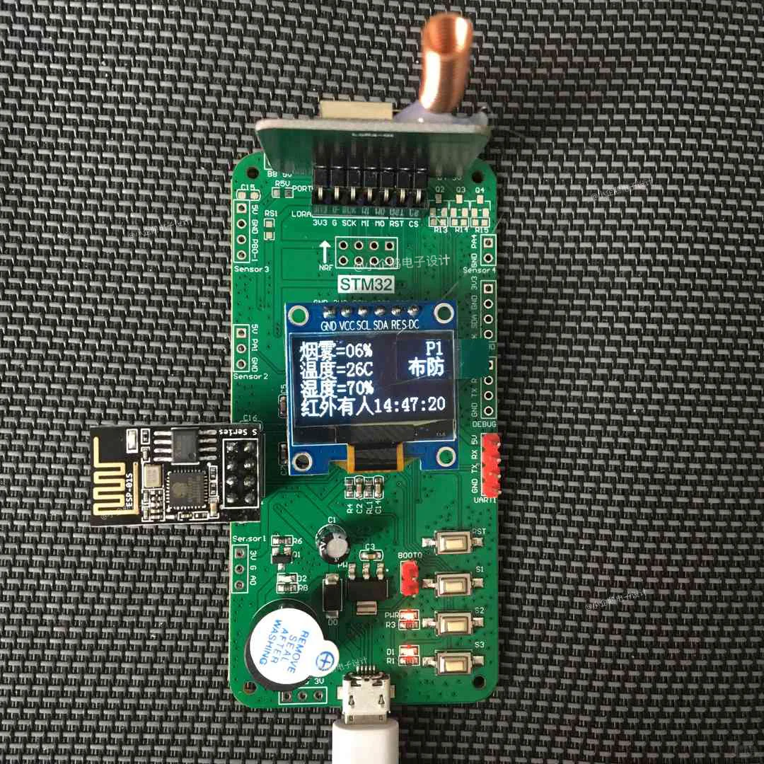 基于LoRa的小型仓储环境监测与安防联动系统