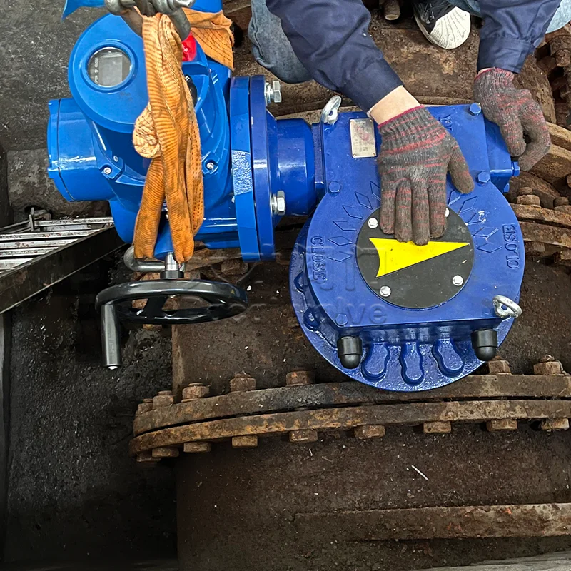 手动阀门改电动执行器 远程自动化控制