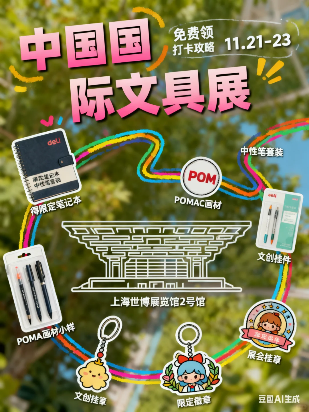 ?上海文具展薅羊毛攻略！限定周边免