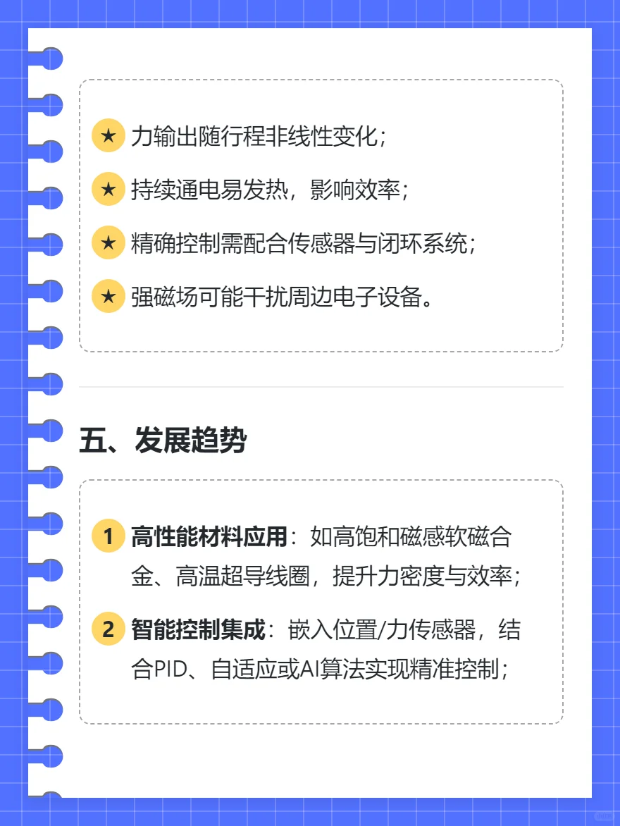 电磁执行器技术总结