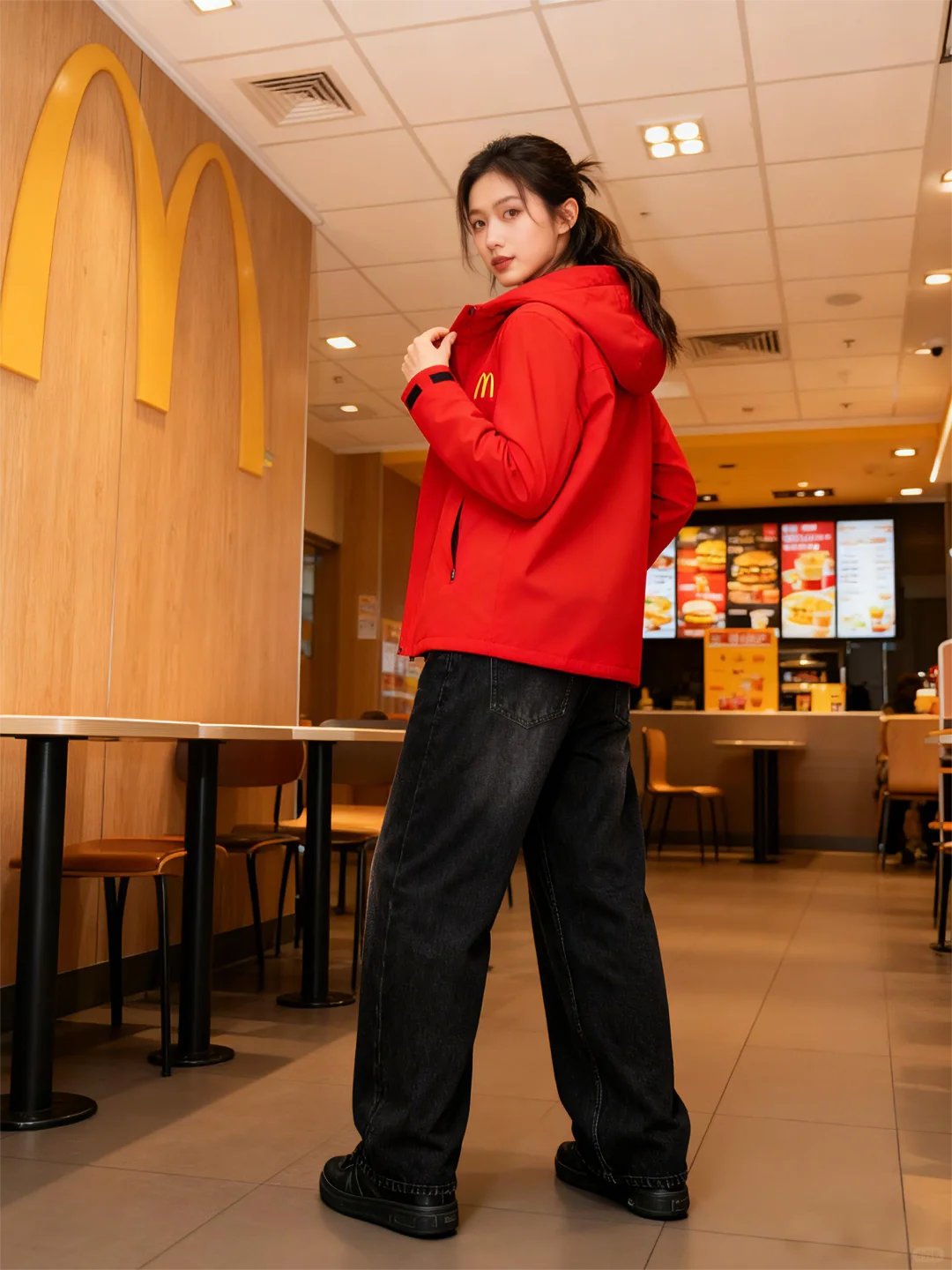 麦当劳秋冬工作服 | 冲锋衣百变穿搭
