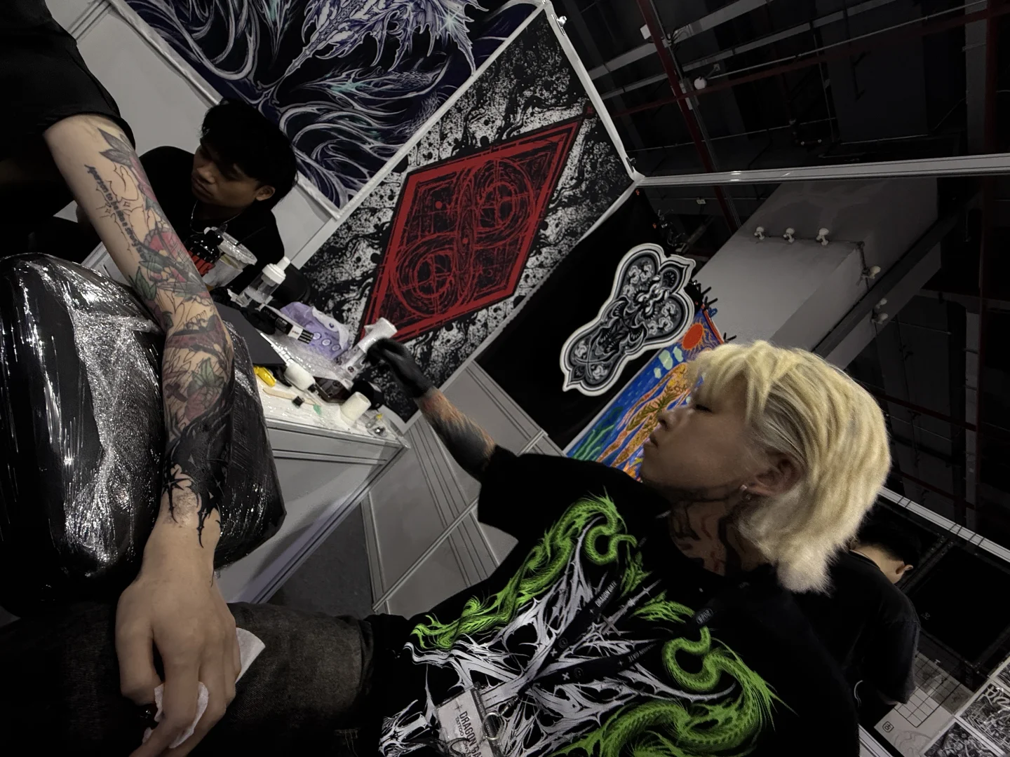 Day2 广州龙门纹身艺术节 展位日常～