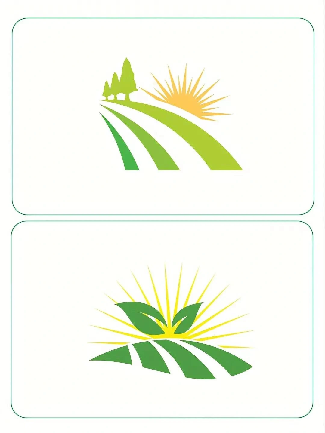 农业logo设计，传达农业的生机与活力