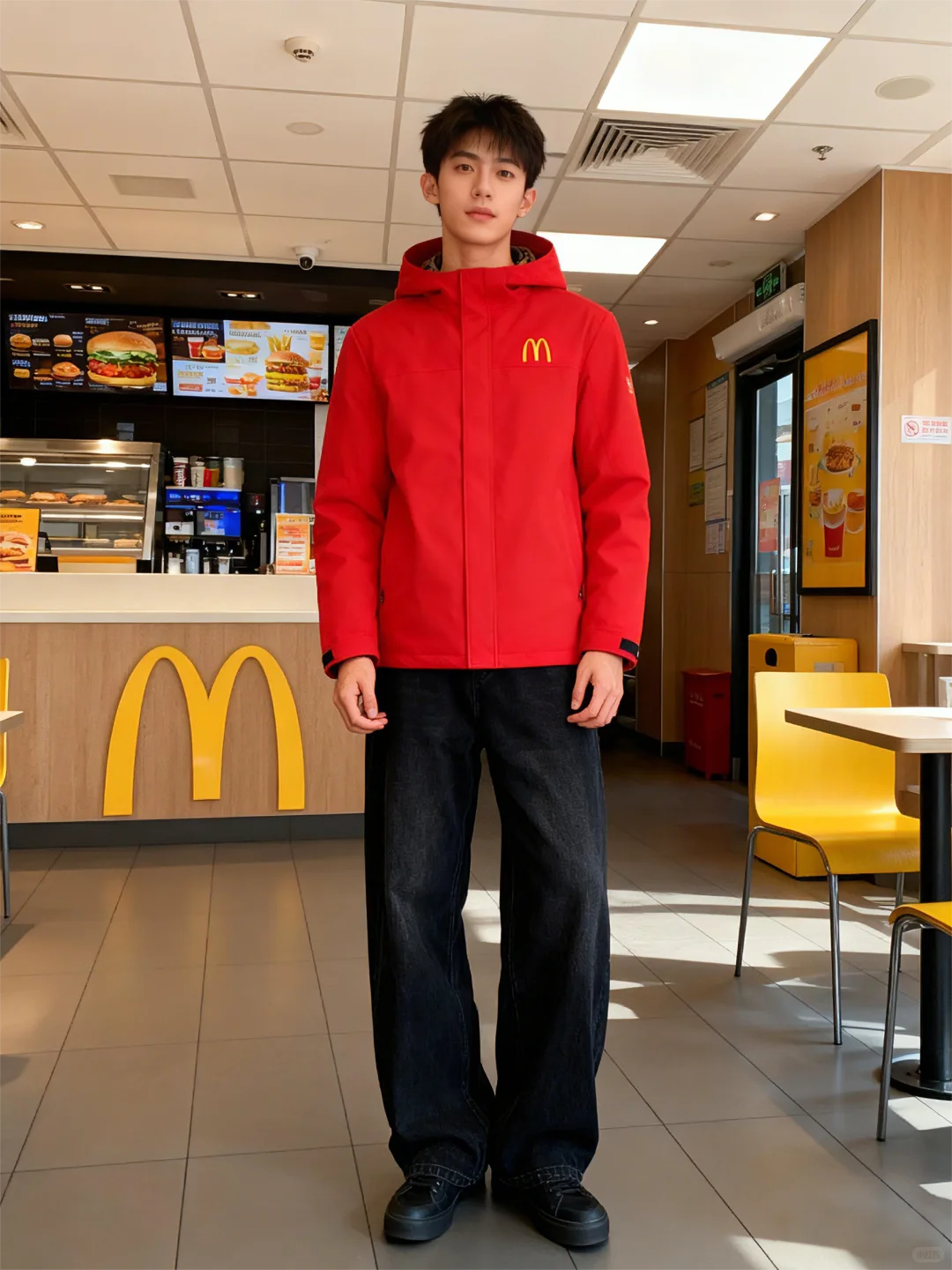 麦当劳秋冬工作服 | 冲锋衣百变穿搭