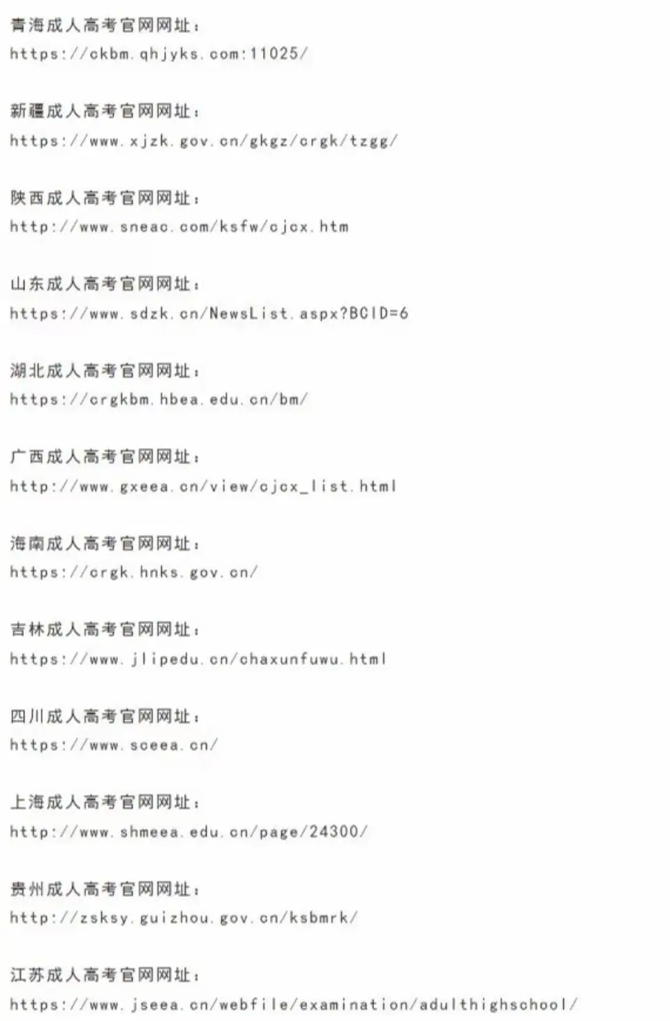 2025年各省成考分数线参考！