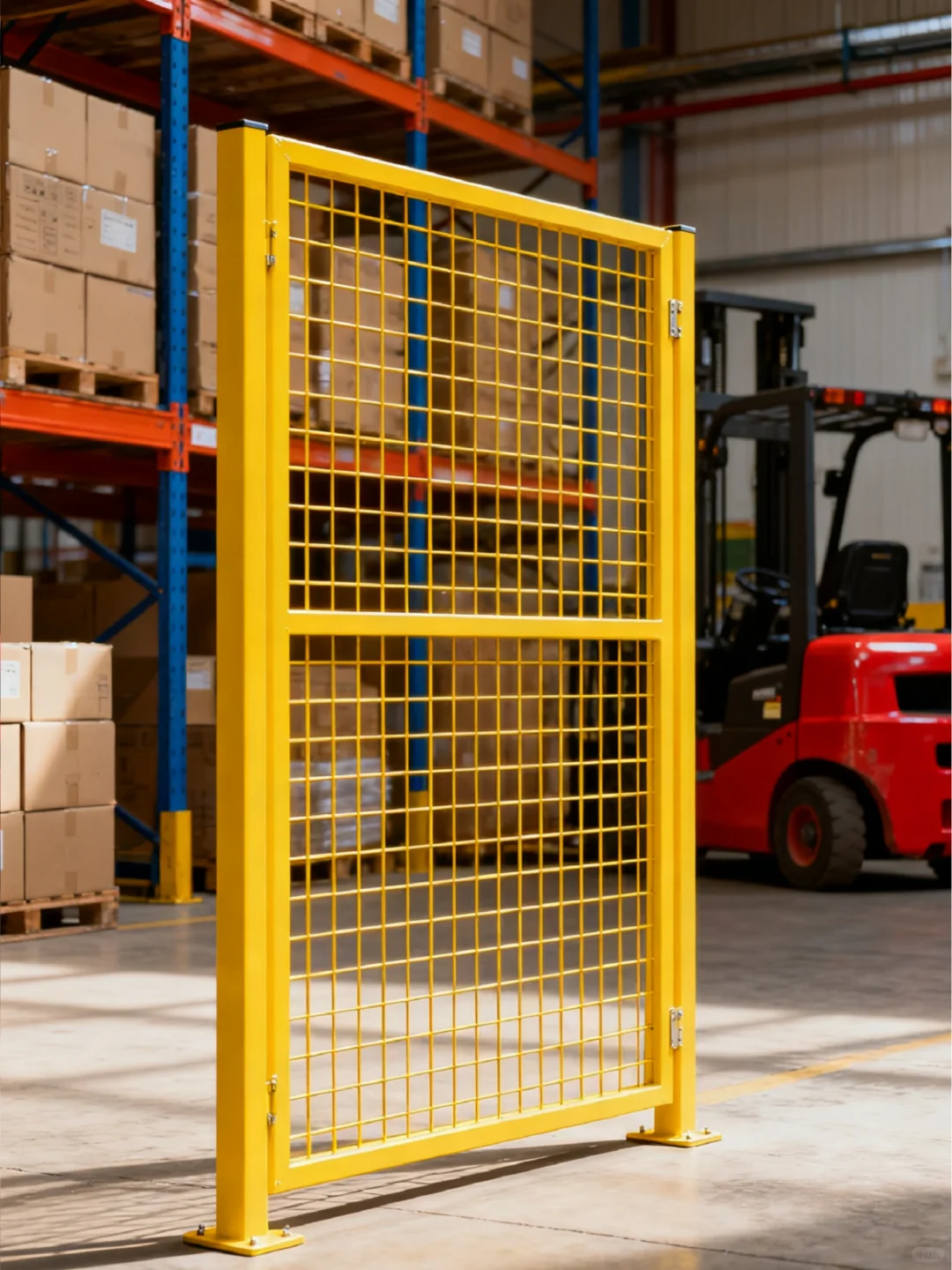 有了车间隔离网,安全检查一次过!