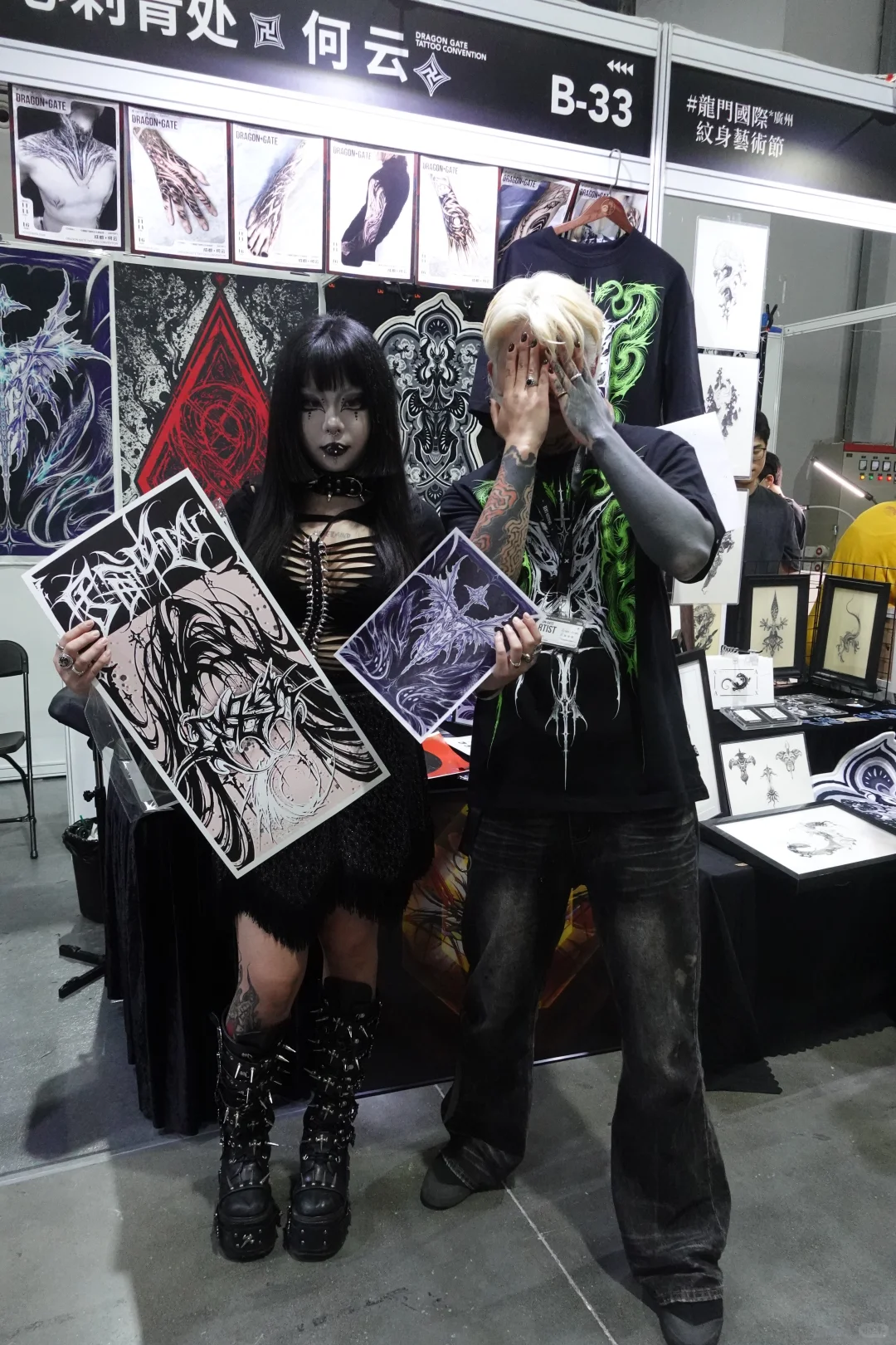 Day2 广州龙门纹身艺术节 展位日常～